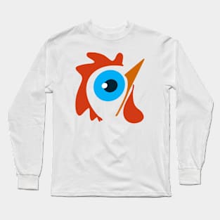 Simple cartoon Chicken Long Sleeve T-Shirt